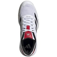 Zapatillas Adidas Courtquick Padel Blanco Negro Rojo  Oferta + Barato
