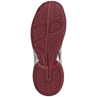 Tênis Adidas Crazyquick Padel Branco Vermelho Júnior