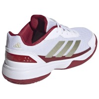 Tênis Adidas Crazyquick Padel Branco Vermelho Júnior