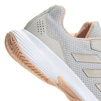 Zapatillas Adidas Gamecourt 2.0 Gris Metalizado Coral Mujer  Oferta + Barato