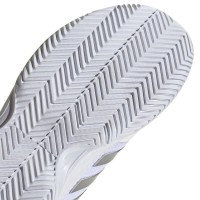 Adidas GameCourt 2 Tênis Feminino Branco Prata Metal  Oferta + Barato