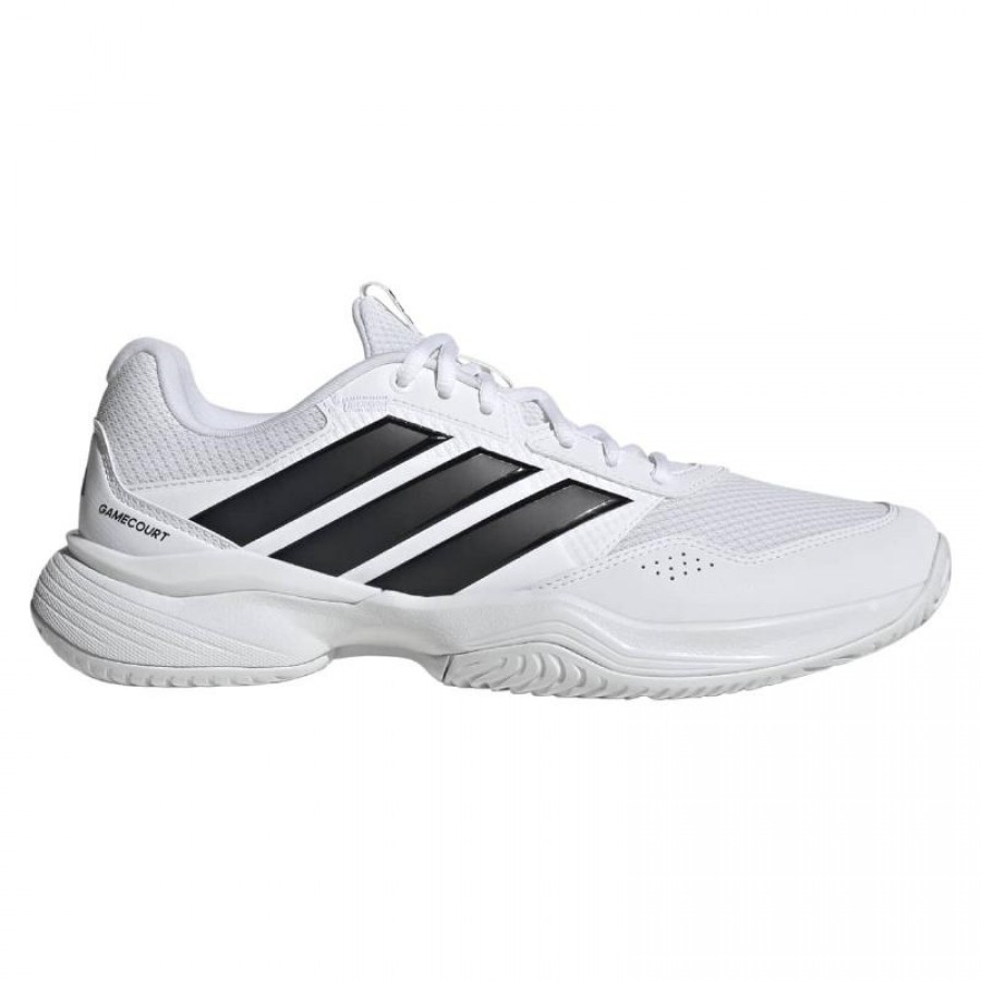 Adidas GameCourt 3 White Black Sneakers