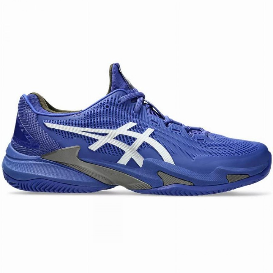 Zapatillas Asics Court FF 3 Clay Azul Cobalto Blanco  Oferta + Barato