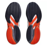 Zapatillas Asics Court FF 3 Clay Blanco Gris Naranja  Oferta + Barato