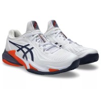 Zapatillas Asics Court FF 3 Clay Blanco Gris Naranja  Oferta + Barato