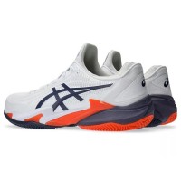 Zapatillas Asics Court FF 3 Clay Blanco Gris Naranja  Oferta + Barato