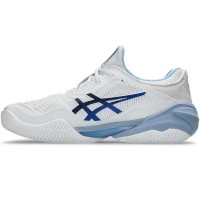 Sneakers Asics Court FF 3 Novak Clay Bianco Tonno Blu  Offerta + Economico