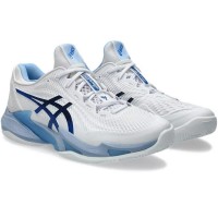Sneakers Asics Court FF 3 Novak Clay Bianco Tonno Blu  Offerta + Economico