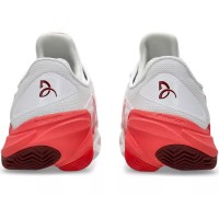 Zapatillas Asics Court FF 3 Novak Clay Blanco Rojo  Oferta + Barato