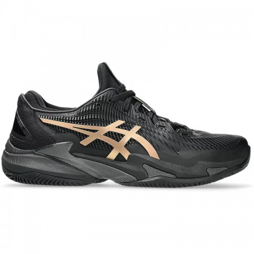 Zapatillas Asics Court FF 3 Novak Clay Night Energy Negro Oro Zapatillas Asics Court FF 3 Novak Clay Night Energy Negro Oro