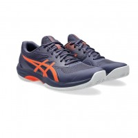 Zapatillas Asics Game FF Clay Azul Indigo Naranja  Oferta + Barato
