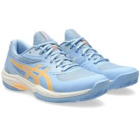Tênis Asics Game FF Padel Blue Stone Orange para Mulheres  Oferta + Barato