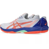 Zapatillas Asics Game FF Padel Blanco Coral  Oferta + Barato