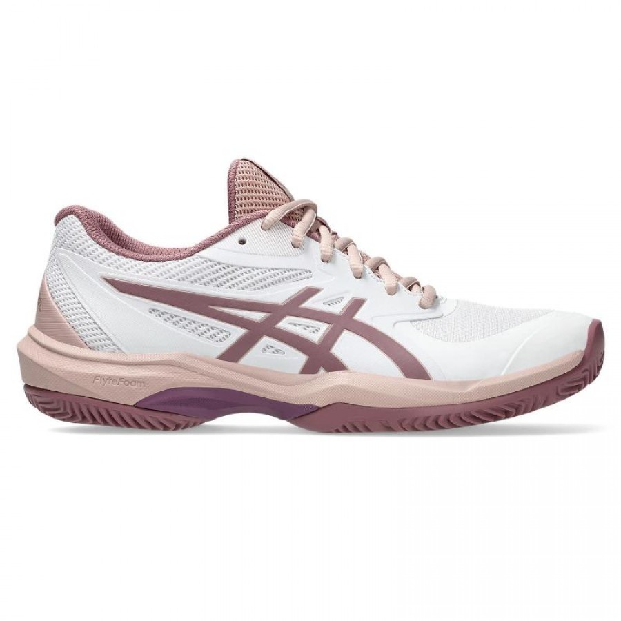 Zapatillas Asics Game FF Padel Blanco Purpura Oxide Mujer  Oferta + Barato