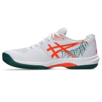 Asics Game FF Padel Blanc, Vert Orange Baskets