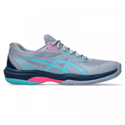 Zapatillas Asics Game FF Padel Gris Azul Aqua Zapatillas Asics Game FF Padel Gris Azul Aqua