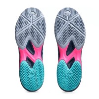 Zapatillas Asics Game FF Padel Gris Azul Aqua  Oferta + Barato