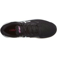 Tênis Asics Gel Challenger 13 Argila Preto Rosa Fluor
