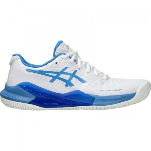 Tênis Asics Gel Challenger 14 Clay Branco Azul Feminino