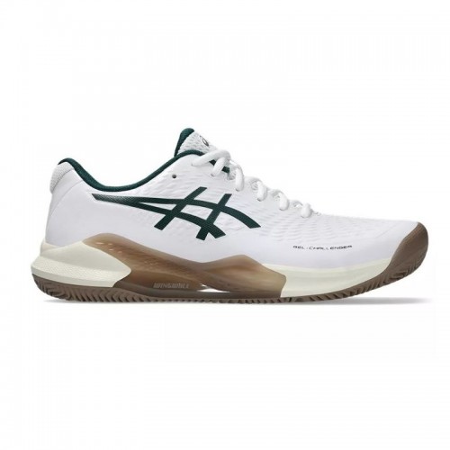 Zapatillas Asics Gel Challenger 14 Clay Blanco Verde Oscuro Zapatillas Asics Gel Challenger 14 Clay Blanco Verde Oscuro