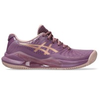 Baskets Femme Asics Gel Challenger 14 Padel Dark Ube Or Rose  Offre - Pas cher