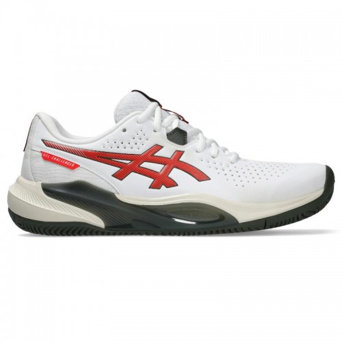 Asics Gel Challenger 15 Clay White Red Sneakers