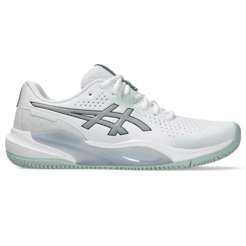 Zapatillas Asics Gel Challenger 15 Clay Blanco Verde Liquen Zapatillas Asics Gel Challenger 15 Clay Blanco Verde Liquen