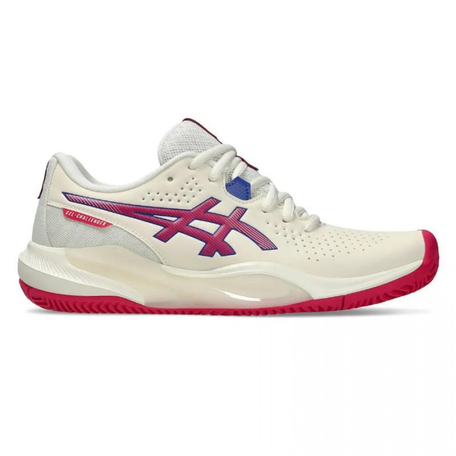Zapatillas Asics Gel Challenger 15 Clay Crema Rosa Mujer  Oferta + Barato