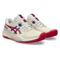 Zapatillas Asics Gel Challenger 15 Clay Crema Rosa Mujer  Oferta + Barato