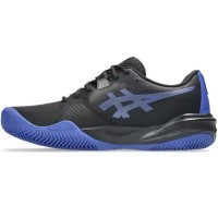Baskets Asics Gel Challenger 15 TERRE BATTUE Noir Bleu Cobalt  Offre - Pas cher