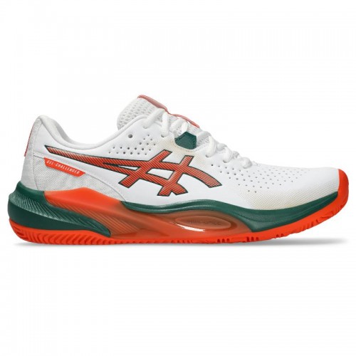 Asics Gel Challenger 15 Padel White Orange Sneakers