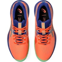 Zapatillas Asics Gel Challenger 15 Padel Coral Azul Cobalto  Oferta + Barato