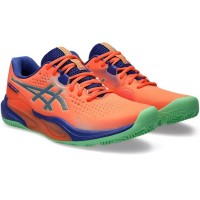 Zapatillas Asics Gel Challenger 15 Padel Coral Azul Cobalto  Oferta + Barato