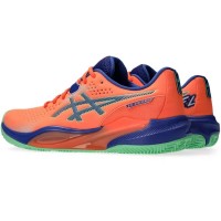Zapatillas Asics Gel Challenger 15 Padel Coral Azul Cobalto  Oferta + Barato