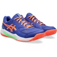 Tênis Asics Gel Dedicate 8 Padel Cobalt Blue Coral  Oferta + Barato