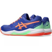Tênis Asics Gel Dedicate 8 Padel Cobalt Blue Coral  Oferta + Barato