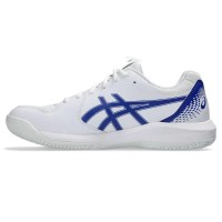 Tênis Asics Gel Dedicate 8 Padel Branco Azul Cobalto  Oferta + Barato