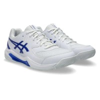 Tênis Asics Gel Dedicate 8 Padel Branco Azul Cobalto  Oferta + Barato
