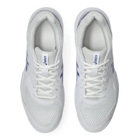 Tênis Asics Gel Dedicate 8 Padel Branco Azul Cobalto  Oferta + Barato