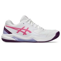 Asics Gel Dedicate 8 Padel White Dragon Fruit Women''s Sneakers  Offer + Cheap
