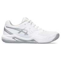 Zapatillas Asics Gel Dedicate 8 Padel Blanco Gris Mujer  Oferta + Barato