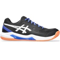 Zapatillas Asics Gel Dedicate 8 Padel Blanco Negro Azul  Oferta + Barato