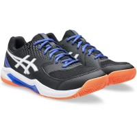 Zapatillas Asics Gel Dedicate 8 Padel Blanco Negro Azul  Oferta + Barato
