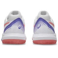 Zapatillas Asics Gel Dedicate 8 Padel Blanco Rosa Mujer