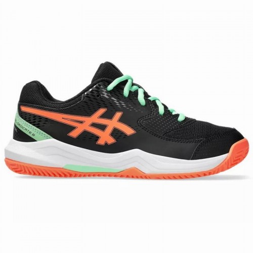 Asics Gel Dedicate 8 Padel GS Black Coral Junior Sneakers Asics Gel Dedicate 8 Padel GS Black Coral Junior Sneakers