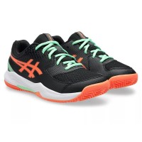 Zapatillas Asics Gel Dedicate 8 Padel GS Negro Coral Junior  Oferta + Barato