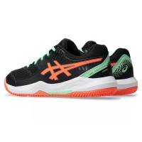 Zapatillas Asics Gel Dedicate 8 Padel GS Negro Coral Junior  Oferta + Barato
