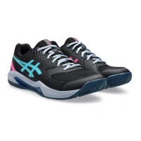 Zapatillas Asics Gel Dedicate 8 Padel Negro Aqua  Oferta + Barato