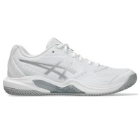 Zapatillas Asics Gel Dedicate 9 Padel Blanco Gris Mujer