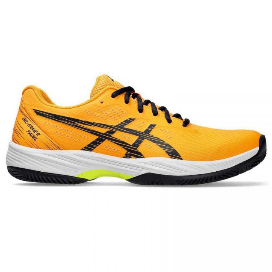 Zapatillas Asics Gel Game 9 Padel Naranja Azul Medianoche  Oferta + Barato